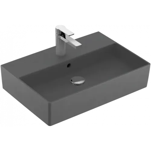 Villeroy & Boch Memento 2.0 Pаковина, 600 x 420 x 135 mm, Graphite CeramicPlus, с переливом 4A2260I4