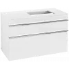 Villeroy & Boch Venticello Тумба под раковину, 2 выдвижных ящика, 957 x 606 x 502 mm, Glossy White / Glossy White A94301DH