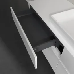 Villeroy & Boch Collaro Тумба под раковину, с подсветкой, 4 выдвижных ящика, 1600 x 548 x 500 mm, Glossy White / Glossy White C025B0DH
