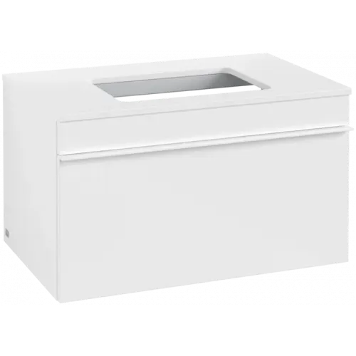 Villeroy & Boch Venticello Тумба под раковину, 1 выдвижной ящик, 757 x 436 x 502 mm, Glossy White / Glossy White A94502DH