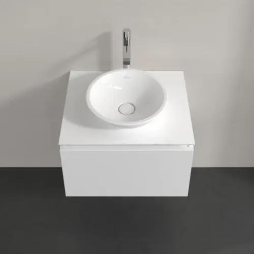 Villeroy & Boch Legato Тумба под раковину, 1 выдвижной ящик, 600 x 380 x 500 mm, Glossy White / Glossy White B56700DH