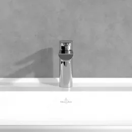 Villeroy & Boch Liberty Смеситель для раковины однорычажный без Выдвижной механизм слива, Хром TVW10700300161