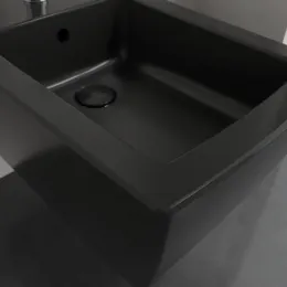 Villeroy & Boch Memento 2.0 Биде, настенный, 375 x 560 mm, Ebony CeramicPlus 443300S5