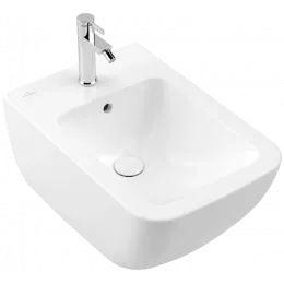 Villeroy & Boch Venticello Биде, настенный, 375 x 560 mm, Stone White CeramicPlus 441100RW