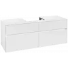 Villeroy & Boch Collaro Тумба под раковину, 4 выдвижных ящика, 1400 x 548 x 500 mm, Glossy White / Glossy White C07300DH