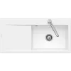 Villeroy & Boch Subway Style 60 Flat Мойка, включая Комплект слива с ручным управлением, выкл Керамика, 980 x 490 mm, Альпийский белый CeramicPlus 33611FR1