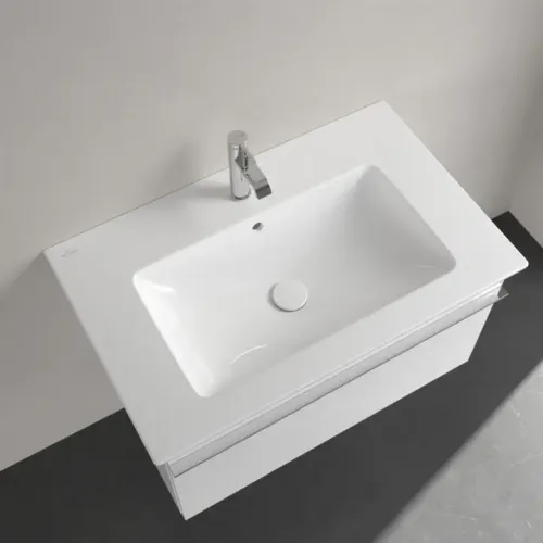 Villeroy & Boch Venticello Pаковина для установки на тумбу, 800 x 500 x 165 mm, Альпийский белый, с переливом 41048L01