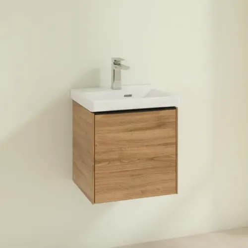 Villeroy & Boch Subway 3.0 Тумба под раковину, 1 дверь, 423 x 429 x 378 mm, Oak Kansas C58201RH