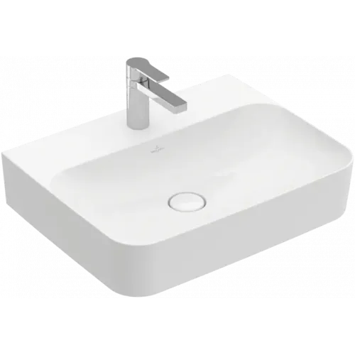 Villeroy & Boch Finion Pаковина, 600 x 470 x 164 mm, Альпийский белый CeramicPlus, без перелива 416861R1