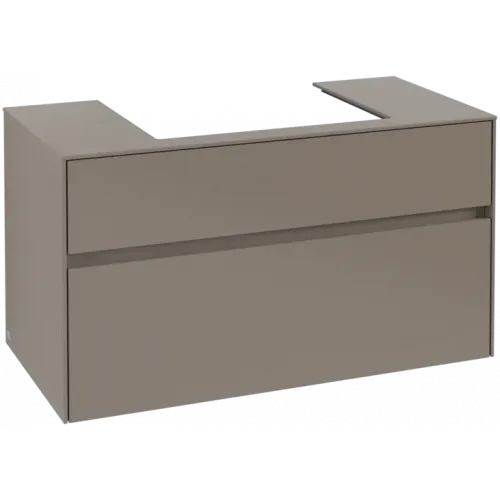 Villeroy & Boch Collaro Тумба под раковину, 2 выдвижных ящика, 1000 x 548 x 500 mm, Truffle Grey / Truffle Grey C01900VG