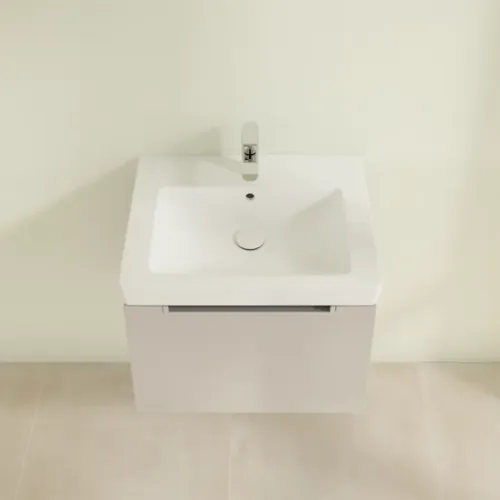 Villeroy & Boch Subway 2.0 Тумба под раковину, 1 выдвижной ящик, 587 x 420 x 454 mm, Soft Grey A68700VK