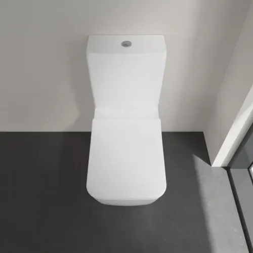 Villeroy & Boch Venticello Сиденье с крышкой для унитаза SlimSeat (Wrapover), с функцией автоматического опускания (SoftClosing), со снимаемым сиденьем (QuickRelease), Альпийский белый 9M79S101