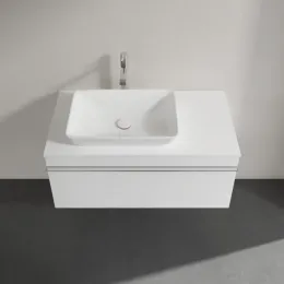 Villeroy & Boch Venticello Тумба под раковину, 1 выдвижной ящик, 957 x 436 x 502 mm, Glossy White / Glossy White A94701DH