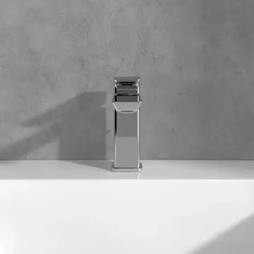 Villeroy & Boch Subway 3.0 Смеситель для раковины однорычажный с комплектом слива со стяжкой, Хром TVW11200200061