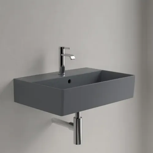 Villeroy & Boch Memento 2.0 Pаковина, 600 x 420 x 135 mm, Graphite CeramicPlus, с переливом 4A2260I4