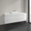 Villeroy & Boch Collaro Тумба под раковину, с подсветкой, 4 выдвижных ящика, 1600 x 548 x 500 mm, Glossy White / Glossy White C025B0DH