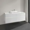 Villeroy & Boch Collaro Тумба под раковину, с подсветкой, 4 выдвижных ящика, 1400 x 548 x 500 mm, Glossy White / Glossy White C084B0DH