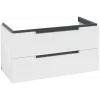 Villeroy & Boch Subway 2.0 Тумба под раковину, 2 выдвижных ящика, 987 x 520 x 449 mm, Glossy White A69700DH