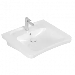 Villeroy & Boch ViCare Pаковина ViCare, 650 x 550 x 190 mm, Альпийский белый CeramicPlus, с переливом 517867R1