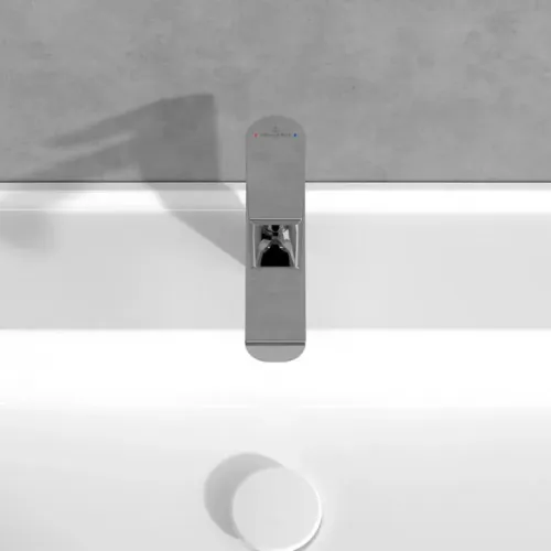 Villeroy & Boch Liberty Смеситель для раковины однорычажный без Выдвижной механизм слива, Хром TVW10700300161