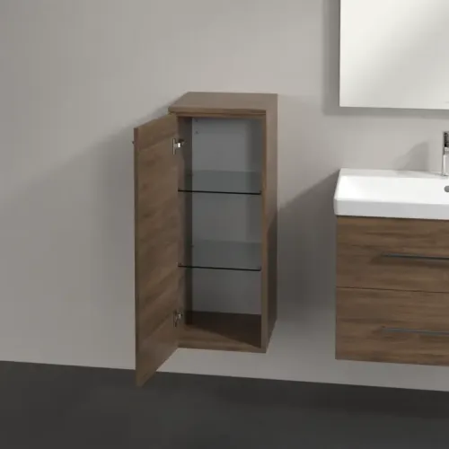 Villeroy & Boch Avento Шкаф Боковой, 1 дверь, 347 x 888 x 405 mm, Arizona Oak A89500VH