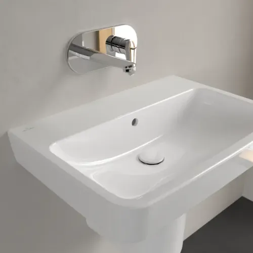 Villeroy & Boch O.novo Pаковина, 650 x 460 x 175 mm, Альпийский белый, с переливом 4A416701