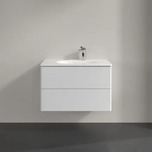 Villeroy & Boch Antao Тумба под раковину, 2 выдвижных ящика, 788 x 504 x 496 mm, лицевая поверхность без текстурированной отделки, Glossy White Lacquer K04000GF