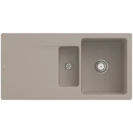Villeroy & Boch Siluet 60 R Мойка, включая Комплект слива с ручным управлением, выкл TitanCeram, 1000 x 510 mm 333701AM