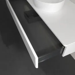 Villeroy & Boch Antao Тумба под раковину, с подсветкой, 1 выдвижной ящик, 1200 x 190 x 500 mm, лицевая поверхность без текстурированной отделки, Glossy White Lacquer / Glossy White Lacquer L10010GF