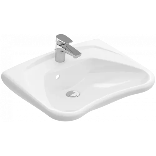 Villeroy & Boch ViCare Pаковина ViCare, 600 x 490 x 170 mm, Альпийский белый CeramicPlus, без перелива 711961R1