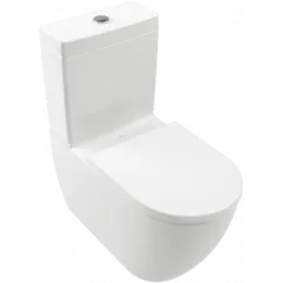 Villeroy & Boch Subway 3.0 ViClean унитаз-компакт с открытым смывным краем, напольный, с TwistFlush, Альпийский белый 4672T001