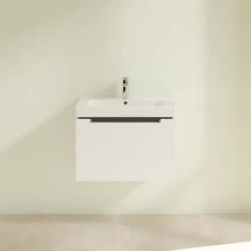Villeroy & Boch Subway 2.0 Тумба под раковину, 1 выдвижной ящик, 637 x 420 x 454 mm, Glossy White A68810DH