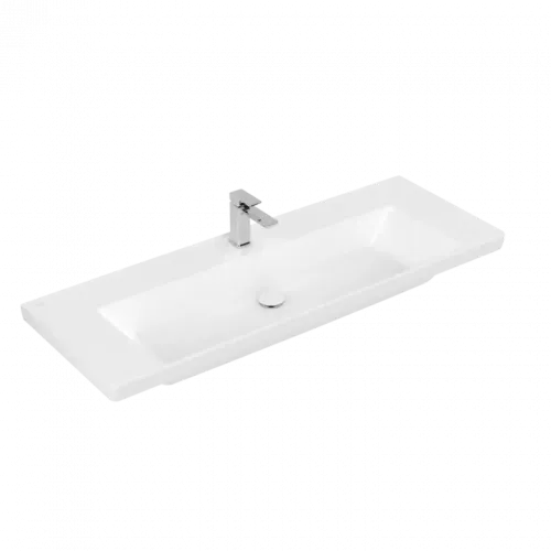 Villeroy & Boch Subway 3.0 Pаковина для установки на тумбу, 1300 x 470 x 170 mm, Stone White CeramicPlus, без перелива 4A70D2RW