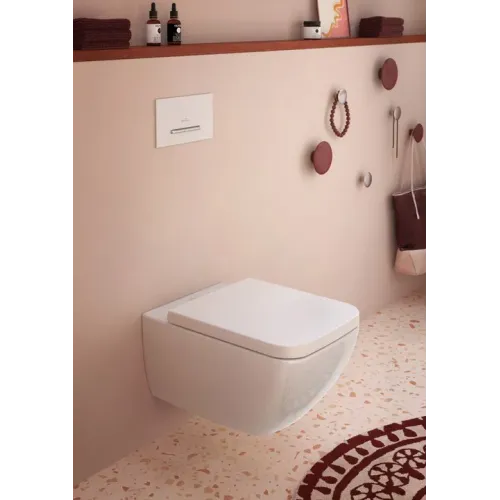 Villeroy & Boch Venticello Унитаз с открытым смывным краем, настенный, Альпийский белый 4611R001