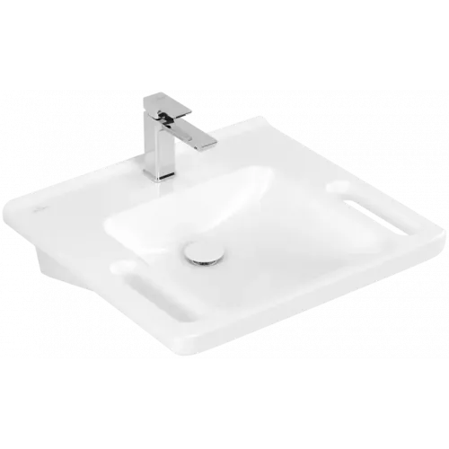 Villeroy & Boch ViCare Pаковина ViCare, 600 x 550 x 180 mm, Альпийский белый, без перелива 4A686101