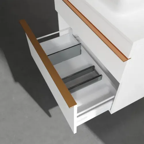 Villeroy & Boch Venticello Тумба под раковину, 2 выдвижных ящика, 757 x 606 x 502 mm, Glossy White / Glossy White A94005DH