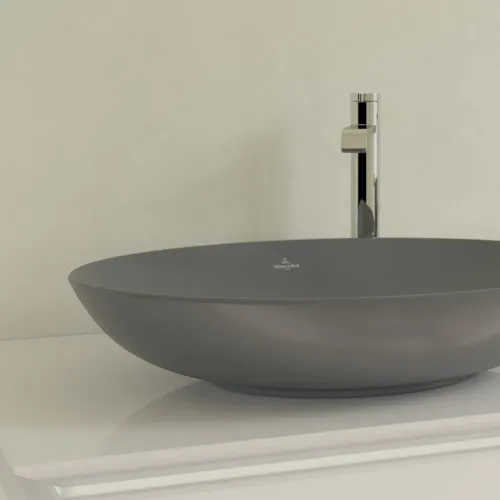 Раковина накладная Villeroy & Boch Loop&Friends 62 x 42 см Graphite CeramicPlus 4A4800i4