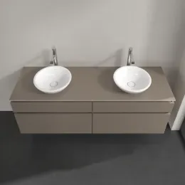Villeroy & Boch Legato Тумба под раковину, 4 выдвижных ящика, 1600 x 550 x 500 mm, Truffle Grey / Truffle Grey B60000VG