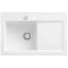 Villeroy & Boch Subway 45 Мойка, включая Комплект слива с эксцентриком, выкл Керамика, 780 x 510 mm, Snow White CeramicPlus 677202KG