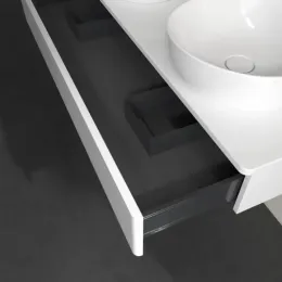 Villeroy & Boch Antao Тумба под раковину, 1 выдвижной ящик, 1200 x 190 x 500 mm, лицевая поверхность без текстурированной отделки, Glossy White Lacquer / Glossy White Lacquer K13010GF