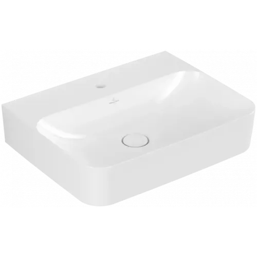 Villeroy & Boch Finion Pаковина, 600 x 470 x 164 mm, Альпийский белый CeramicPlus, со скрытым переливом, шлифованный 41686CR1