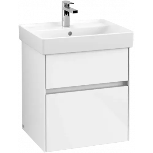 Villeroy & Boch Collaro Тумба под раковину, с подсветкой, 2 выдвижных ящика, 510 x 546 x 414 mm, Glossy White C007B0DH