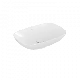 Villeroy & Boch Loop & Friends Раковина для установки на столешницу, 560 x 380 x 120 mm, Альпийский белый CeramicPlus, с переливом 4A4900R1