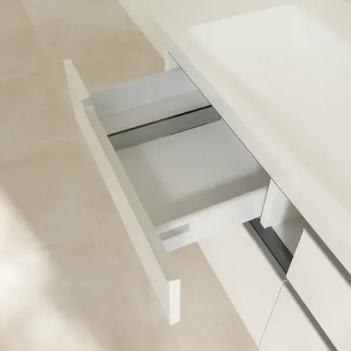 Villeroy & Boch Subway 2.0 Тумба под раковину, 4 выдвижных ящика, 1287 x 590 x 449 mm, Glossy White A91600DH