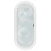 Villeroy & Boch Loop & Friends Ванна, с гидромассажем Hydropool Comfort (HC), 1800 x 800 mm, Альпийский белый UHC180LFO7A2V01