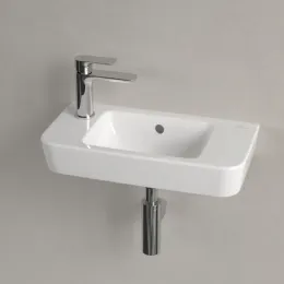 Villeroy & Boch O.novo Раковина компактная, 500 x 250 x 145 mm, Альпийский белый CeramicPlus, с переливом 4342L5R1