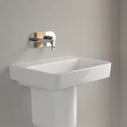 Villeroy & Boch O.novo Pаковина, 600 x 460 x 175 mm, Альпийский белый, без перелива 4A416301