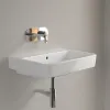 Villeroy & Boch O.novo Pаковина, 600 x 460 x 175 mm, Альпийский белый, с переливом, задняя сторона и нижняя сторона шлифованные 4A416J01