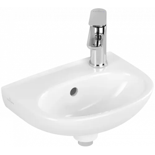 Villeroy & Boch O.novo Раковина компактная, 360 x 275 x 145 mm, Альпийский белый, с переливом 43403R01