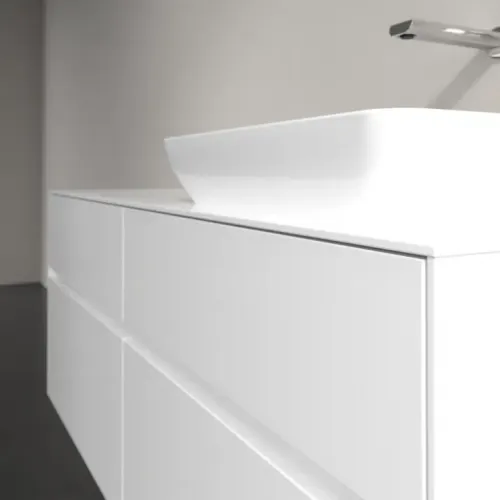 Villeroy & Boch Collaro Тумба под раковину, 4 выдвижных ящика, 1400 x 548 x 500 mm, Glossy White / Glossy White C11800DH